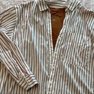 A New Day oversized Womens button down and tank